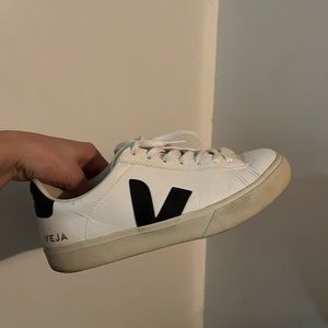 Veja black and white sneakers
